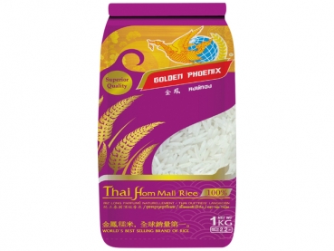Thai Hom Mali Jasmine Rice 1kg Golden Phoenix